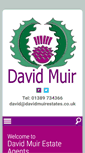 Mobile Screenshot of davidmuirestates.com